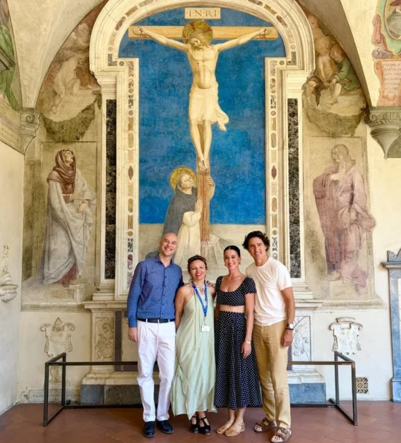 Katy Perry e Justin Trudeau incantati dal Museo di San Marco a Firenze