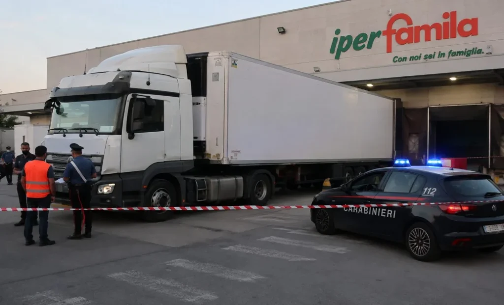 Tragedia a Codogno: Cristian Franzola muore schiacciato da un tir dopo essersi addormentato.