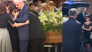 Eugenia Roccella: “Continueremo a camminare mano nella mano” ai funerali del marito.