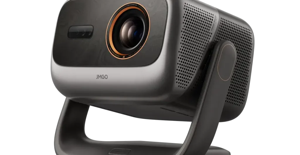 JMGO: Proiettore all-in-one molto luminoso, perfetto per giocatori e appassionati di sport.