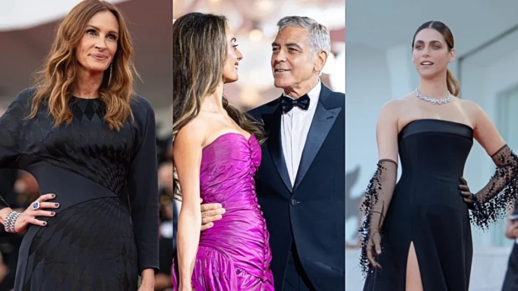 Festival di Venezia 2026: i look indimenticabili sul red carpet da Julia Roberts a George Clooney.