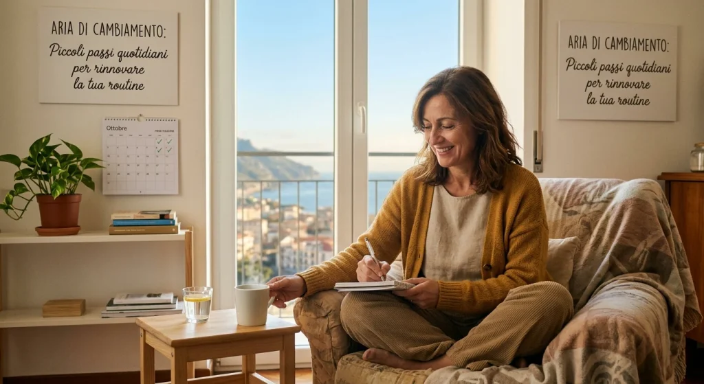 Aria di cambiamento: Piccoli passi quotidiani per rinnovare la tua routine