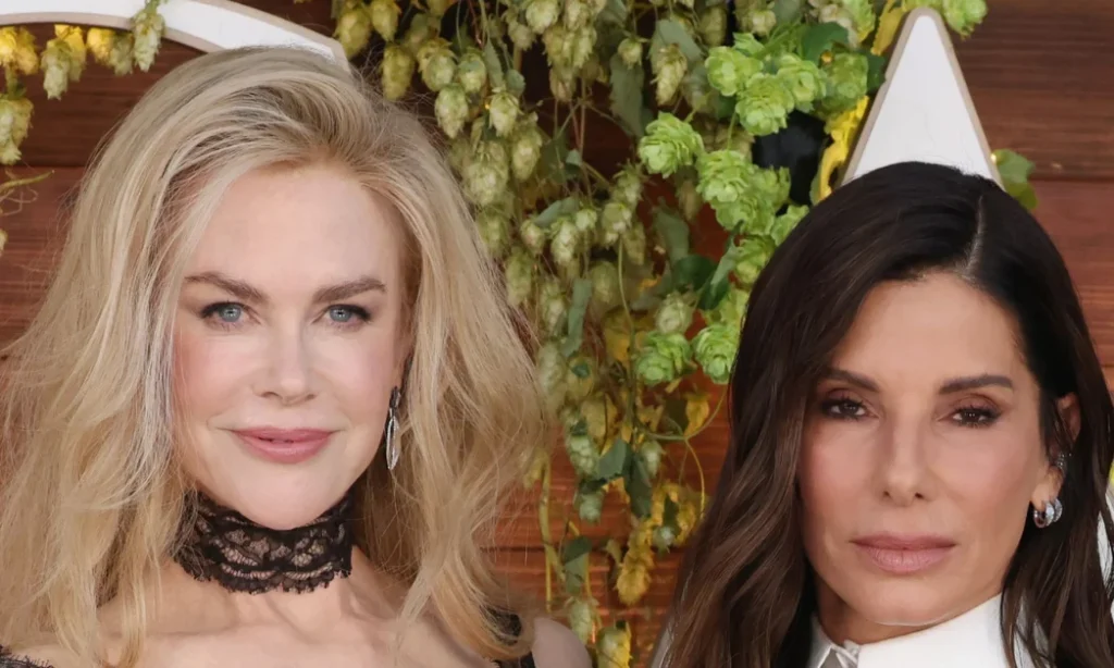Nicole Kidman and Sandra Bullock’s Gothic Romance Red Dresses: Elegant Autumn Style