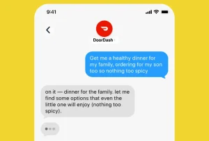 DoorDash introduce un agente AI per ordinare cibo via SMS: come funziona?