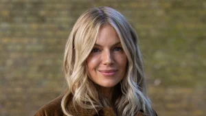 Sienna Miller rocks Barbour corduroy trench coat: the must-have jacket of the season