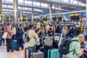 Traffico aereo in tilt nel Regno Unito, decolli bloccati in diversi aeroporti per un guasto al sistema di controllo