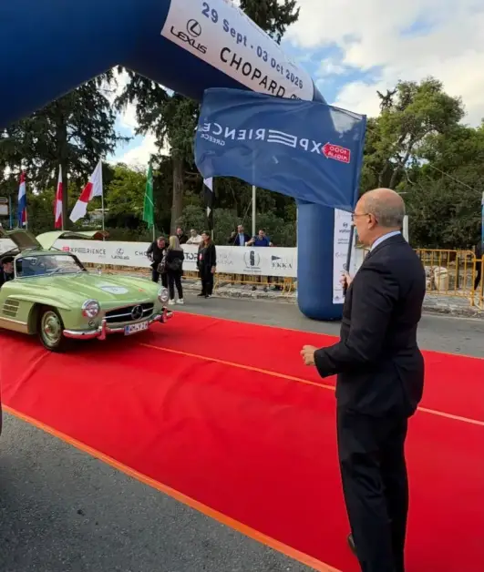 Grecia, l’Ambasciatore Cuculi dà il via la Mille Miglia Experience 2026 ad Atene