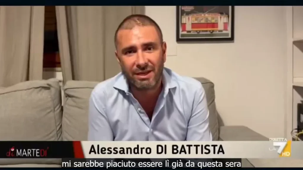Alessandro Di Battista torna in tv dopo operazione: rientro in Italia e gratitudine ai medici cubani.