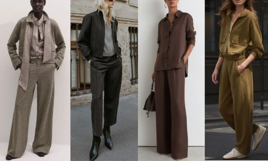 Effortless autumn wardrobe coordination with Zara, Next and ME+EM co-ords