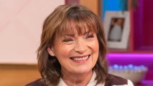 Lorraine Kelly’s chic striped cardigan: the ultimate autumn layer for effortless style.
