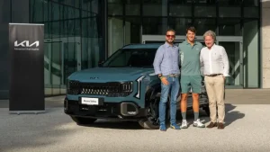 Kia Italia consegna una Seltos a Luciano Darderi