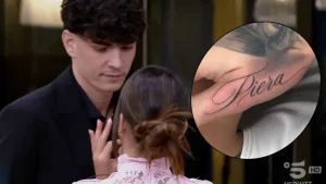 GF Vip, ex di Piera si tatua il nome sulla mano: “Ero sicuro”
