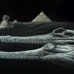 Scoperta nuova specie di coccodrillo fossilizzata nella pietra usata per costruire la Grande Sfinge d’Egitto.