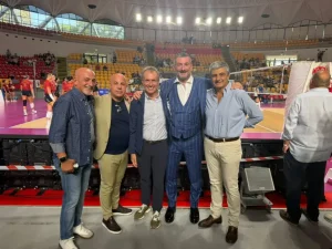 Lega Volley femminile, prima uscita da presidente per Cozzoli: assiste a Roma-Messina