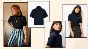Stay stylish as you ease into autumn with this versatile short-sleeved knitwear piece!
