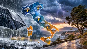 Maltempo in arrivo in Italia: piogge e temporali nel week end del 9 ottobre. Ultime notizie meteo.