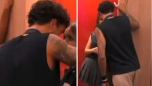 Roncaccia finge un bacio a Piera Meloni al GF Vip, poi prova davvero